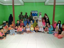 Satgas Pamtas Yonif 131/Brs Sumbangkan Al Quran dan Printer Ke Yayasan Tahfidz Hidayatullah di Papua