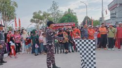 Pos TNI AL Berau Semarakkan HUT RI ke 78 dan HUT ke 8 Lantamal XIII Tahun 2023